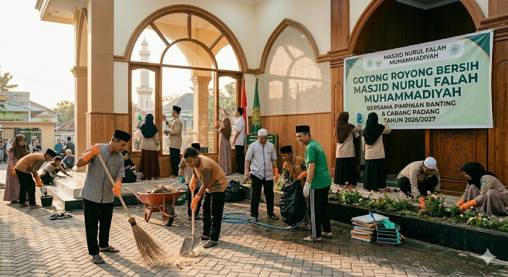 Gotong Royong Bersih Masjid